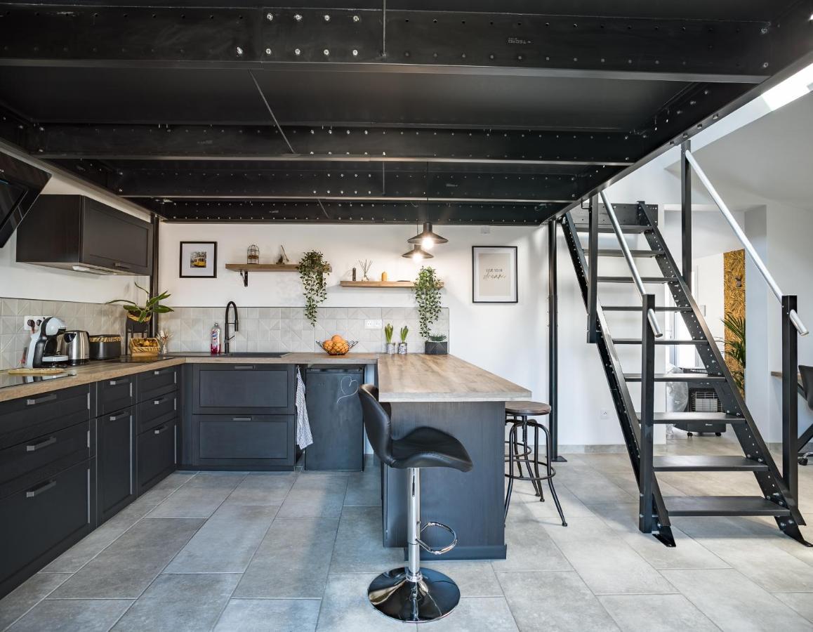 Loft Avec Jardin Et Parking Prive Apartment Troyes Luaran gambar